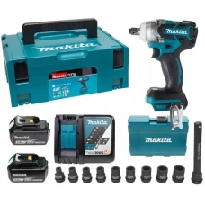 Акумуляторний гайковерт Makita DTW285RFJX (18 В, 2х3 А*год, 280 Н*м)