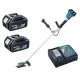 Акумуляторна коса Makita DUR365URM2 (2х18 В, 2х4 А*год, 350 мм)