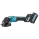 Аккумуляторная угловая шлифмашина Makita GA023GM201 (36 В, 2х4 А*ч, 125 мм)