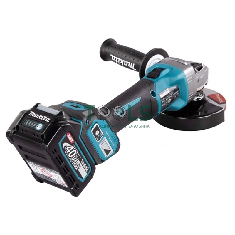 Аккумуляторная угловая шлифмашина Makita GA023GM201 (36 В, 2х4 А*ч, 125 мм)