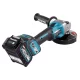 Аккумуляторная угловая шлифмашина Makita GA023GM201 (36 В, 2х4 А*ч, 125 мм)