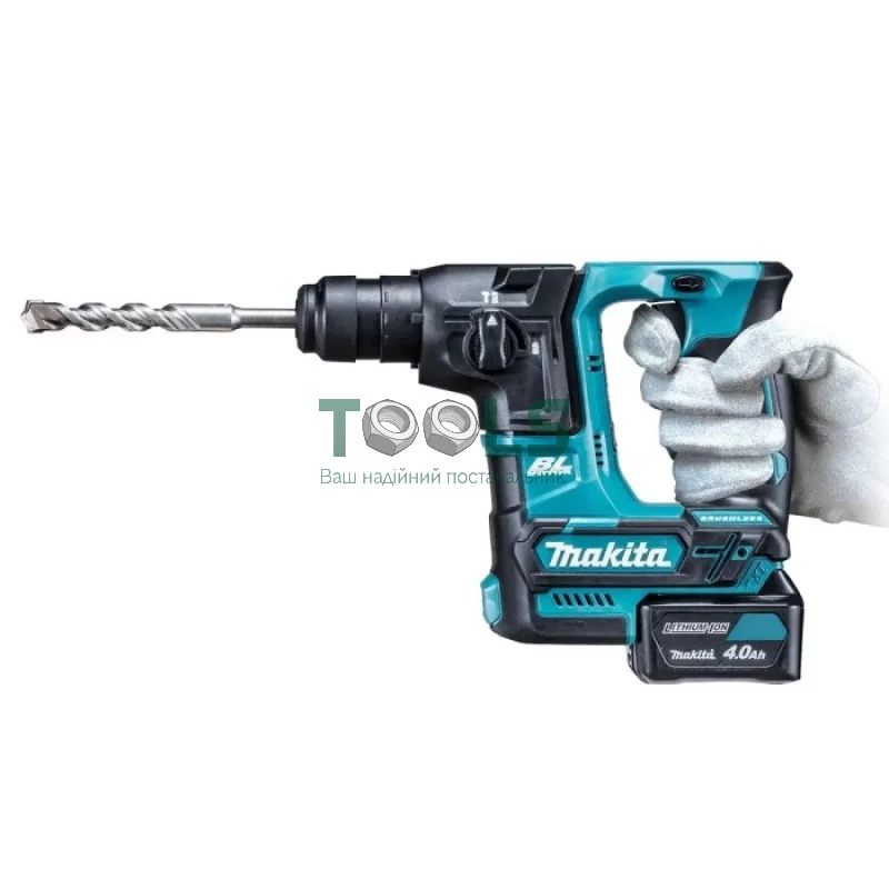 Акумуляторний перфоратор Makita HR166DWAE1 (10.8 В, 2х2 А*год, 1.1 Дж)