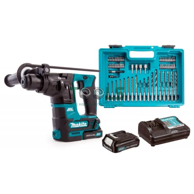 Аккумуляторный перфоратор Makita HR166DWAE1 (10.8 В, 2х2 А*ч, 1.1 Дж)