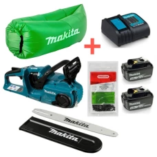 Акумуляторна ланцюгова пилка Makita DUC353Z + DC18RC + 632G12-3 (2 шт.) + ламзак (SOFA-DUC353)