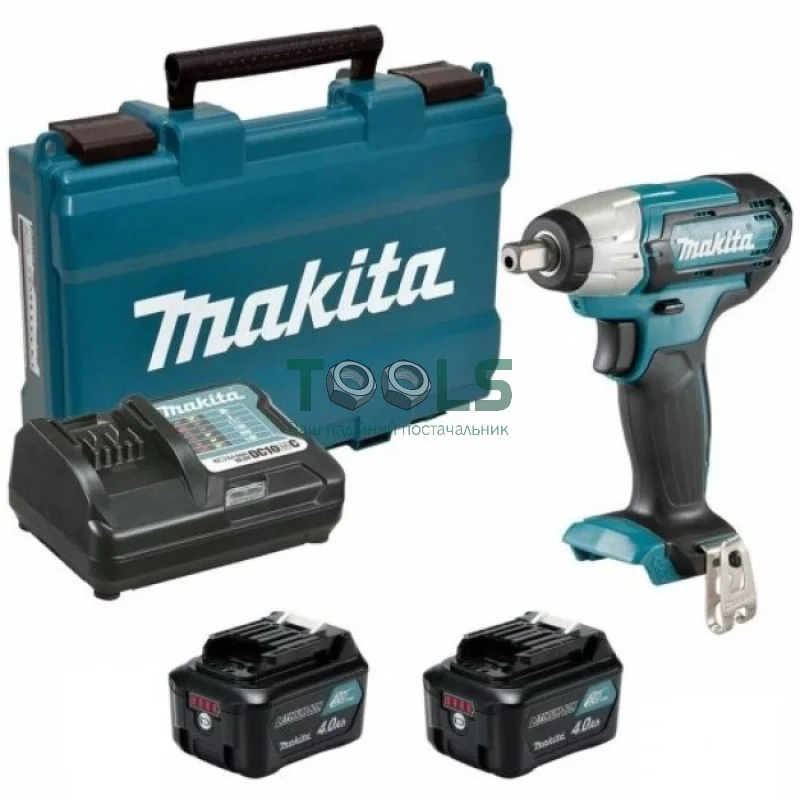 Аккумуляторный ударный гайковерт Makita TW141DWME (2х10.8 В, 4 А*ч, 145 Н*м)