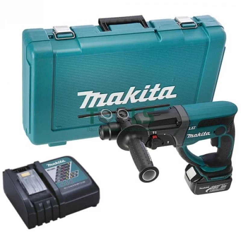 Перфоратор аккумуляторный Makita DHR202RX4MUA (18 В, 3 A*ч, 2 Дж)