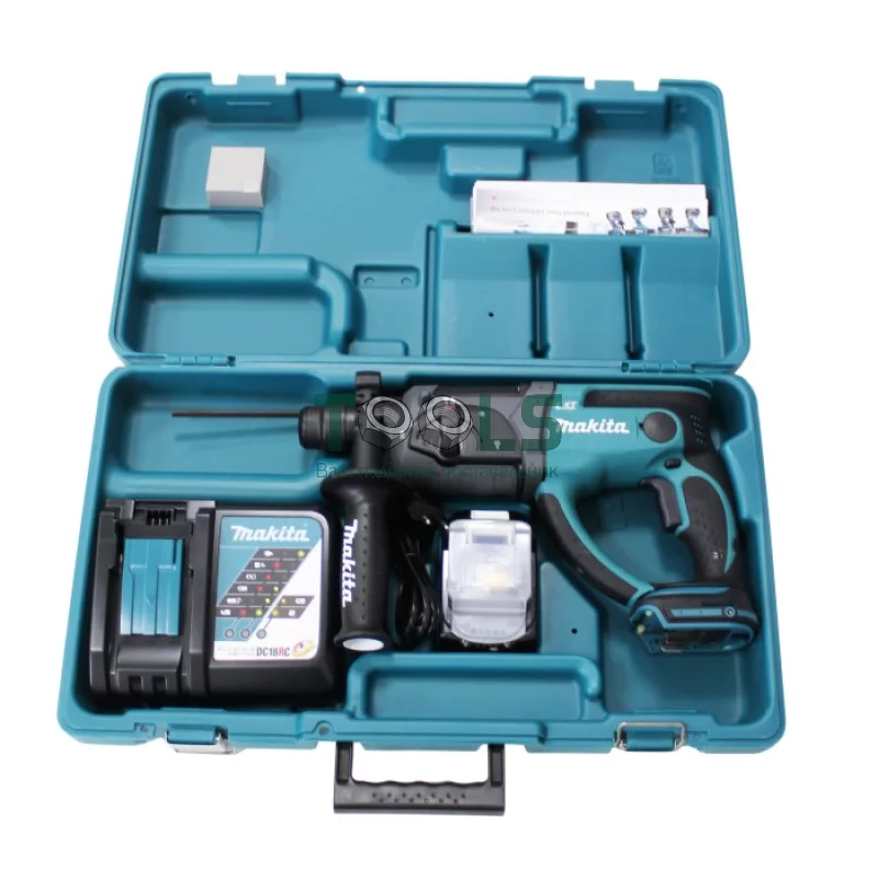 Перфоратор аккумуляторный Makita DHR202RX4MUA (18 В, 3 A*ч, 2 Дж)