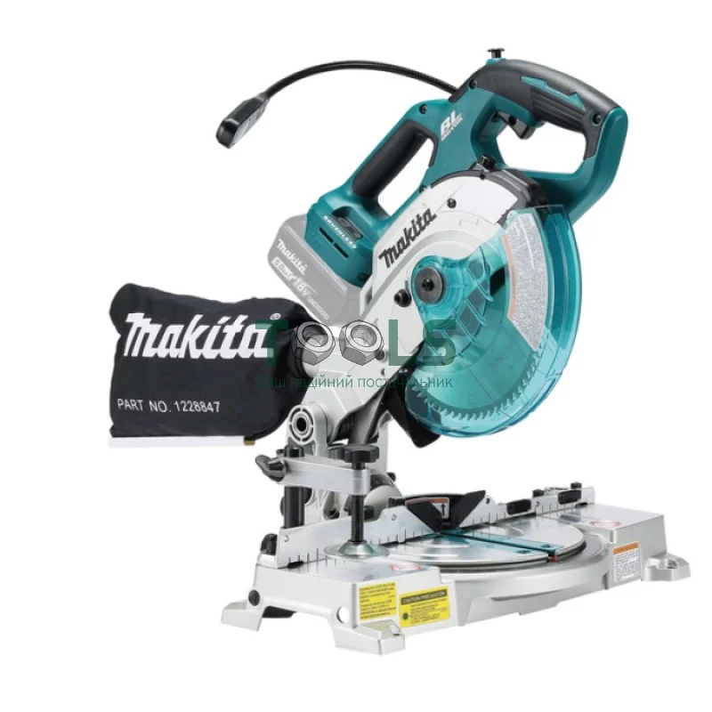 Акумуляторна пила торцювальна Makita DLS600Z (18 В, без АКБ, 165 мм)