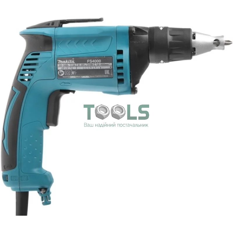 Мережевий шуруповерт для гіпсокартону Makita FS4000JX2 (0.57 кВт, 16 Н*м)