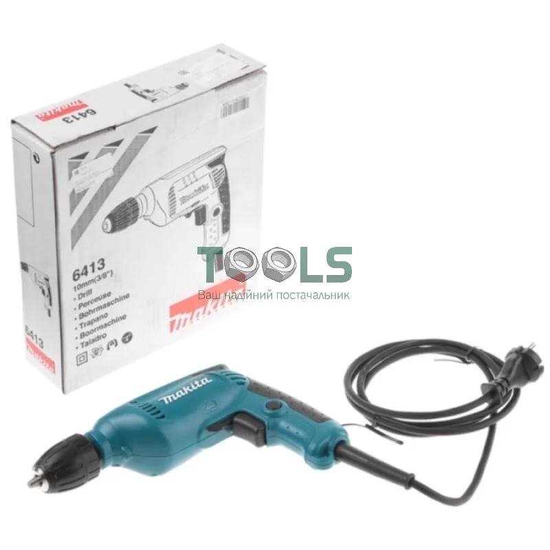 Сетевая дрель Makita 6413 (0.45 кВт)