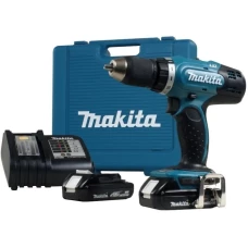 Аккумуляторная дрель-шуруповерт Makita DDF453SYE (18 В, 2х1.5 А*ч, 42 Н*м)