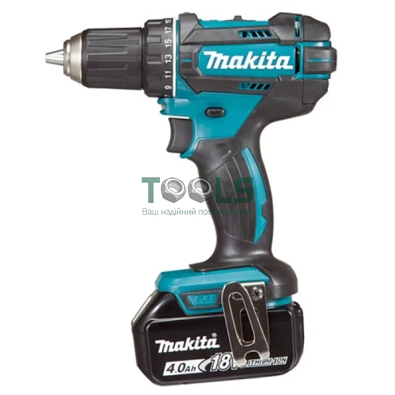 Аккумуляторный шуруповерт Makita DDF482RME (2х18 В, 4 А*ч)