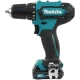 Шуруповерт акумуляторний Makita DF333DWYE (10.8 В, 1.5 A * год) + ліхтар Makita DEADML106 (DF333DWYL1)