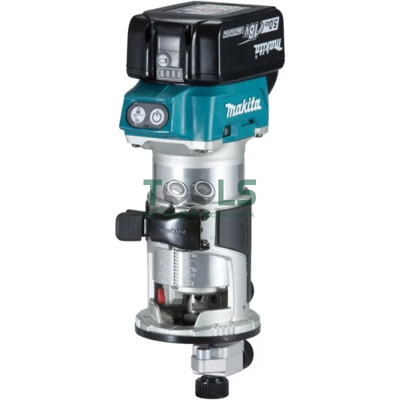 Акумуляторний фрезер Makita DRT50RTJX2 (18 В, 2х5 А * год)