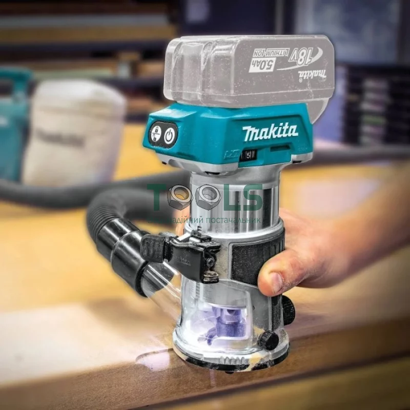 Акумуляторний фрезер Makita DRT50RTJX2 (18 В, 2х5 А * год)