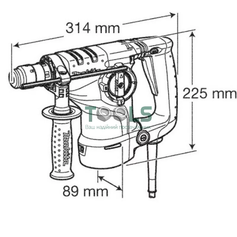 Перфоратор Makita HR2811FT (800 Вт)