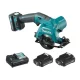 Аккумуляторная дисковая пила Makita HS301DWAE (10.8 В, 2х2 А*ч, 85 мм)