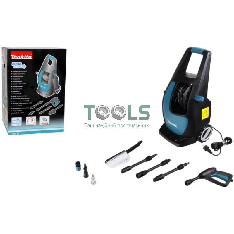 Мойка высокого давления Makita HW 111 (1.7 кВт, 370 л/ч) (HW111)