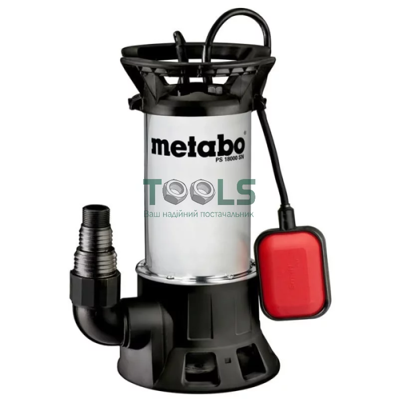 Дренажный насос для грязной воды Metabo PS 18000 SN (1.1 кВт, 19000 л/ч) (0251800000)