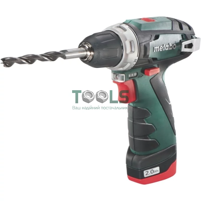 Дрель-шуруповерт аккумуляторный Metabo PowerMaxx BS (10.8 В, 2 А*ч) (600984000)