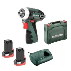 Дриль-шуруповерт акумуляторний Metabo PowerMaxx BS Basic (12 В, 2 А*год) (600984500)