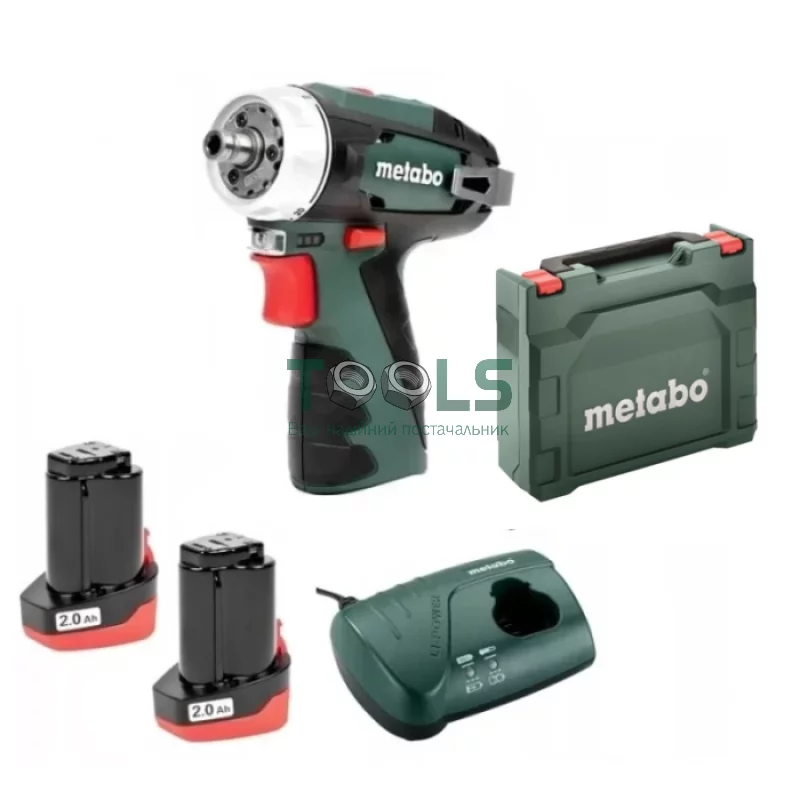 Дрель-шуруповерт аккумуляторный Metabo PowerMaxx BS Basic (12 В, 2 А*ч) (600984500)