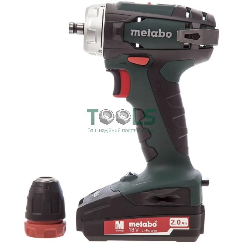 Дрель-шуруповерт Metabo BS 18 Quick (18 В, 2х2 А*ч, 48 Н*м) (602217500)