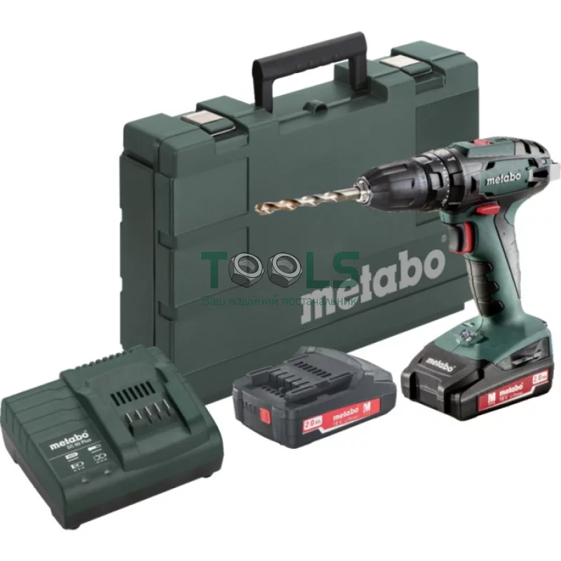 Аккумуляторный ударный шуруповерт Metabo SB 18 (18 В, 2х2 А*ч) (602245500)