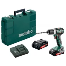 Аккумуляторная дрель-шуруповерт Metabo PowerMaxx BS 18L BL (18 В, 2х2 А*ч, 60 Нм) (602326500)