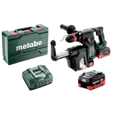 Аккумуляторный перфоратор Metabo KH 18 LTX BL 24 Q Set ISA (2х18 В, 5.5 А*ч, 2.2 Дж) (601714930)