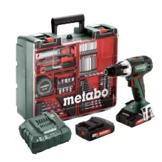 Аккумуляторный шуруповерт Metabo BS 18 LT Mobile Workshop (18 В, 2х2 А*ч, 60 Н*м) (602102600)