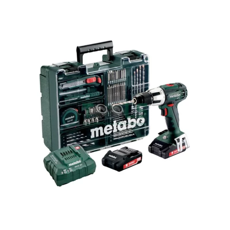 Аккумуляторный ударный шуруповерт Metabo SB 18 LT Mobile Workshop (18 В, 2х2 А*ч) (602103600)