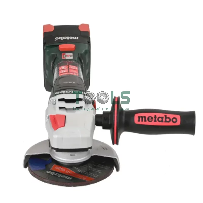 Акумуляторна безщіткова болгарка Metabo WVB 18 LT BL 11-125 Quick (18 В, 2х5.5 А*год, 125 мм) (613057660)