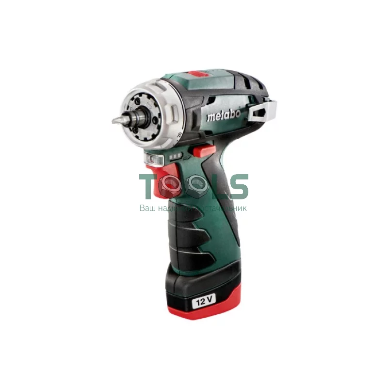 Дрель-шуруповерт аккумуляторный Metabo PowerMaxx BS Quick Basic (12 В, 2 А*ч) (600156500)