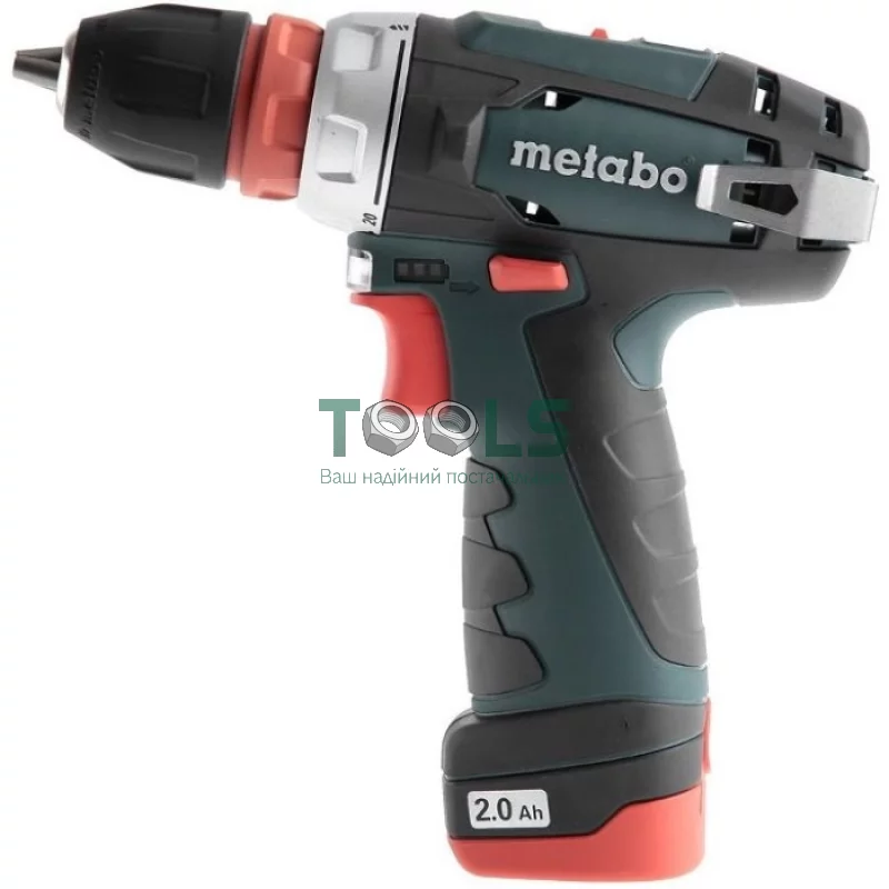 Дрель-шуруповерт аккумуляторный Metabo PowerMaxx BS Quick Basic (12 В, 2 А*ч) (600156500)