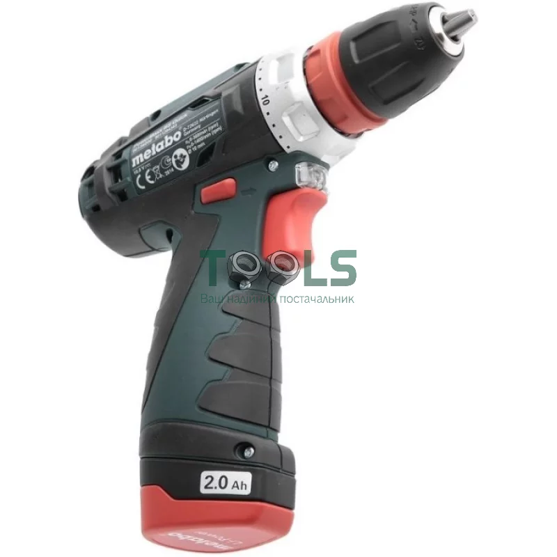 Дрель-шуруповерт аккумуляторный Metabo PowerMaxx BS Quick Basic (12 В, 2 А*ч) (600156500)