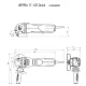 Кутова шліфувальна машина Metabo WEPBA 17-125 Quick (1.7 кВт, 125 мм) (600548000)