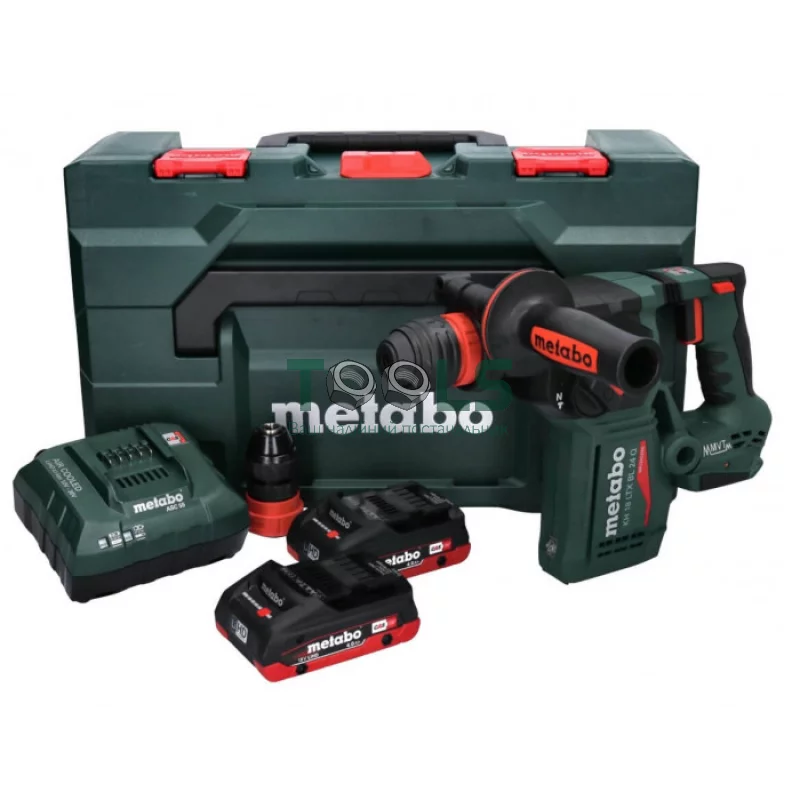 Аккумуляторный перфоратор Metabo KH 18 LTX BL 24 Q (2х18 В, 4 А*год, 2.2 Дж) (601714800)