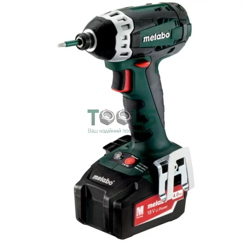 Акумуляторний ударний гайковерт Metabo SSD 18 LTX 200 (18 В, 2х4 А*год) (602196500)