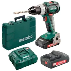 Аккумуляторный ударный шуруповерт Metabo SB 18 LT BL (2х18 В, 2 А*ч) (602316550)