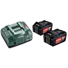 Комплект аккумуляторов Metabo (Li-Power 18 В, 5.2 А*ч, 2 шт.) + зарядное устройство ASC 145 (685051000)