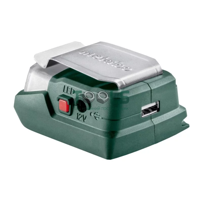 Силовой адаптер + фонарик Metabo PowerMaxx PA 12 LED-USB (12 В) (600298000)