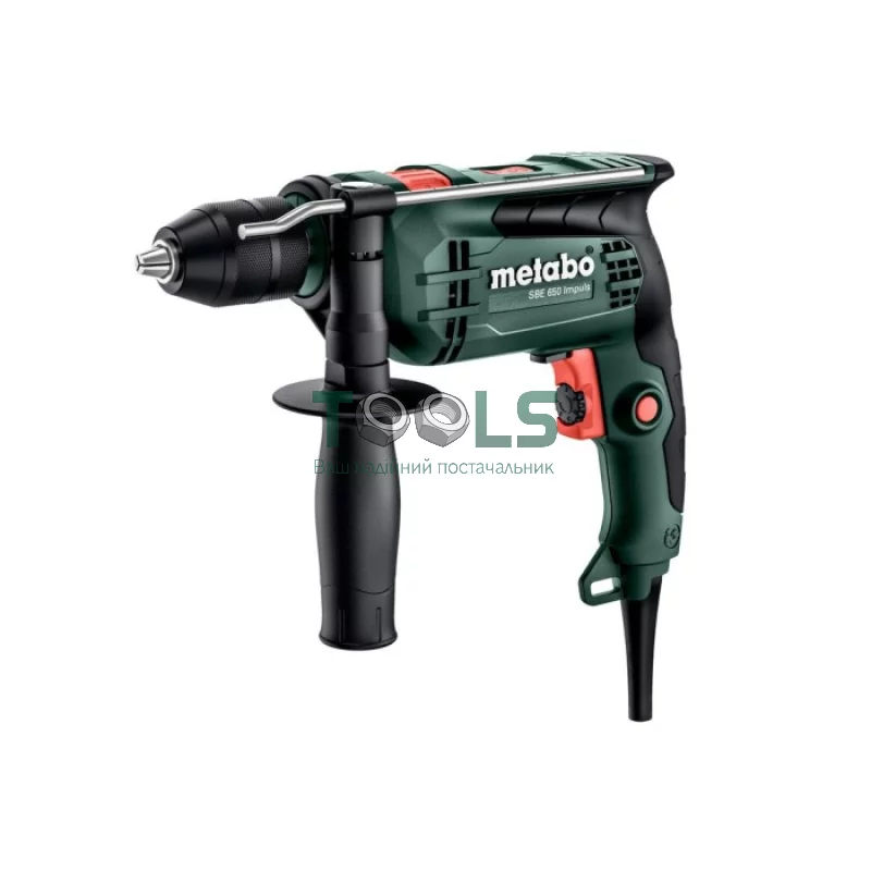 Дриль ударний Metabo SBE 650 Impulse + кейс (0.32 кВт, 10 Н*м) (600743500)