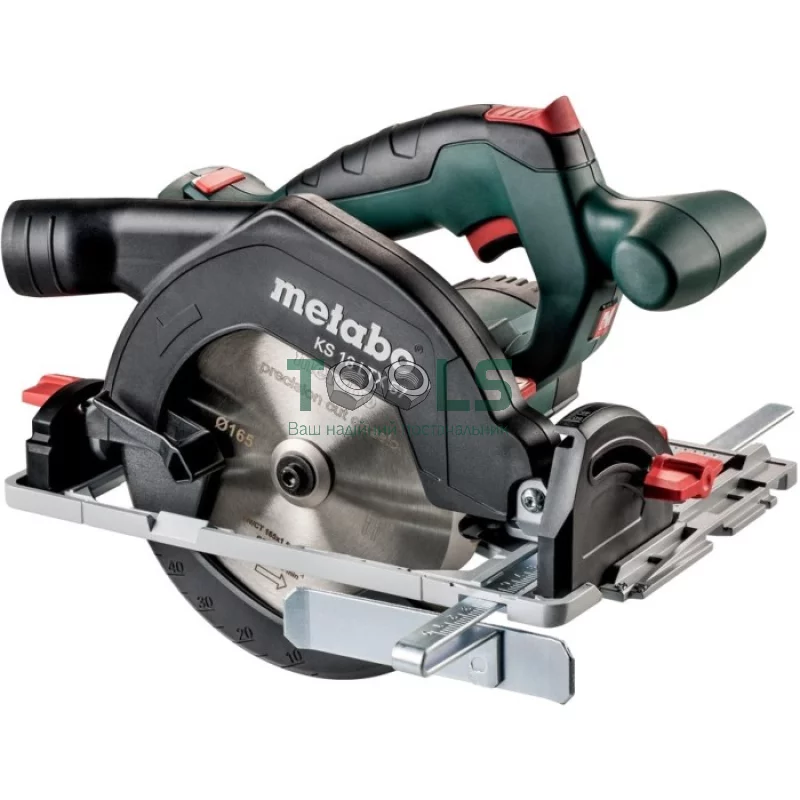 Аккумуляторная ручная циркулярная пила Metabo KS 18 LTX 57 + кейс (18 В, 165 мм, без АКБ) (601857840)