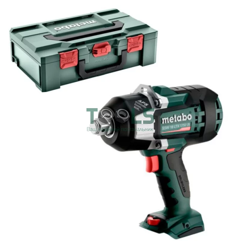 Аккумуляторный ударный гайковерт Metabo SSW 18 LTX 1750 BL (18 В, без АКБ, 1750 Н*м) (602402840)