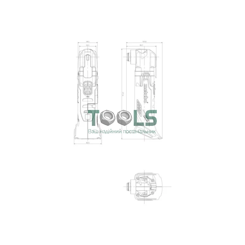 Реноватор Metabo MT 18 LTX - MetaLoc (18 В, без АКБ) (613021840)