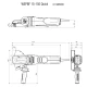 Болгарка з плоским редуктором Metabo WEPBF 15-150 Quick (1.55 кВт, 150 мм) (613085000)