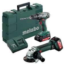 Акумуляторний набір Metabo Combo Set 2.4.3 (шуруповерт + болгарка, 18 В) (685082000)