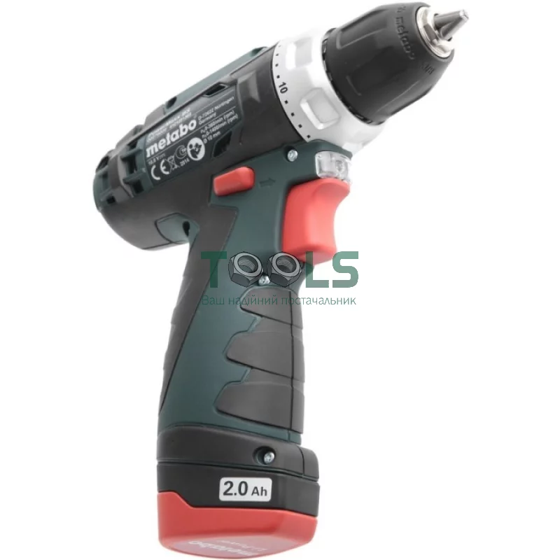 Аккумуляторная дрель-шуруповерт Metabo PowerMaxx BS Basic (2х10.8 В, 2 А*ч) (600080500)