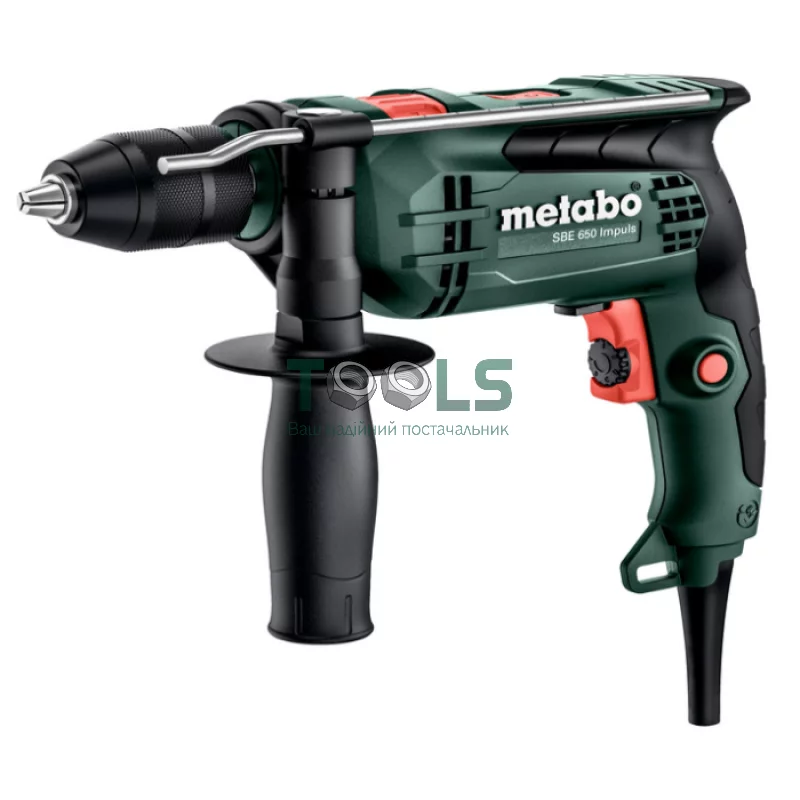 Дриль ударний Metabo SBE 650 Impuls (0.65 кВт, 2800 об/хв) (600743000)